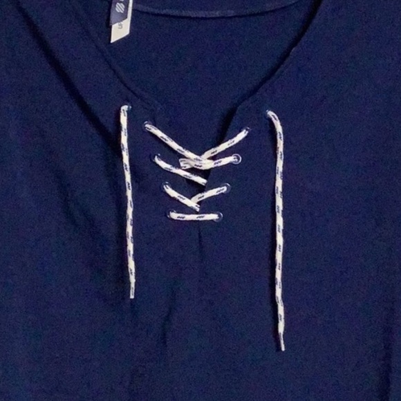 West Marine, Navy Nautical Boat Day Coastal Marina Dress Resort Cover-Up Size XL - Picture 9 of 11